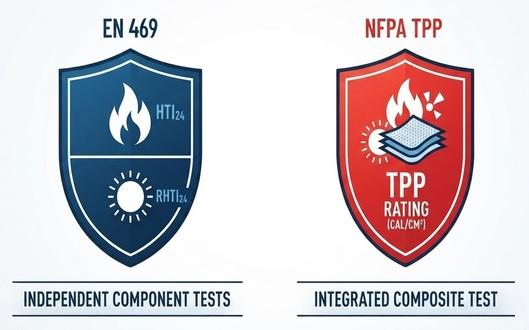 EN 469 vs. NFPA TPP: Two Ways to Measure Thermal Protection