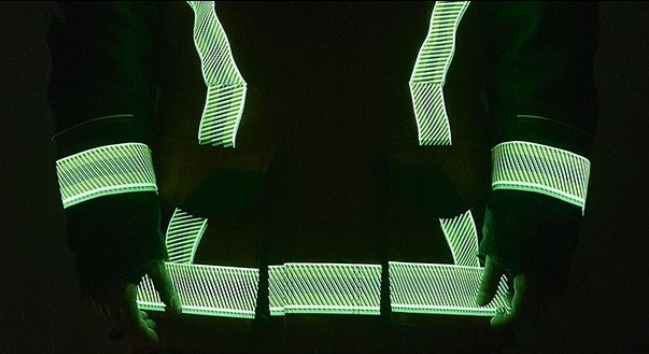 firefighting suit with Phosphorescence or Photoluminescence highly visibility